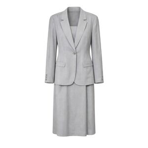 Agenda Quiet Luxury Silk Skirt Suit Womens Size 14M Office Siren Classiccore